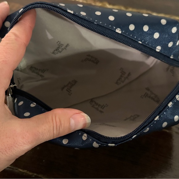 Uptown Mini Pouch navy dancing dot - Picture 3 of 3